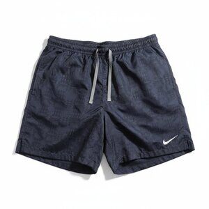 Nike Navy Patterned Shorts – Sleek Texture & Swoosh Style
